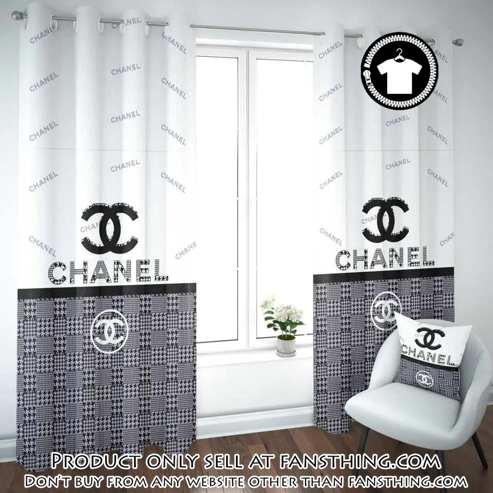 Chanel premium window curtains hot  set wc101 fst0036185